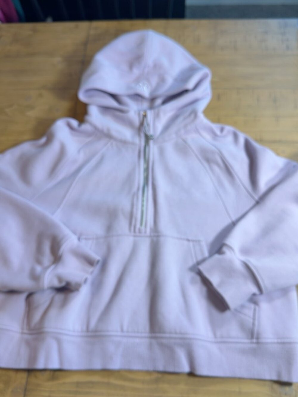 Lululemon Scuba Oversized Half Zip Hoodie Lavender Dew XL/XXL